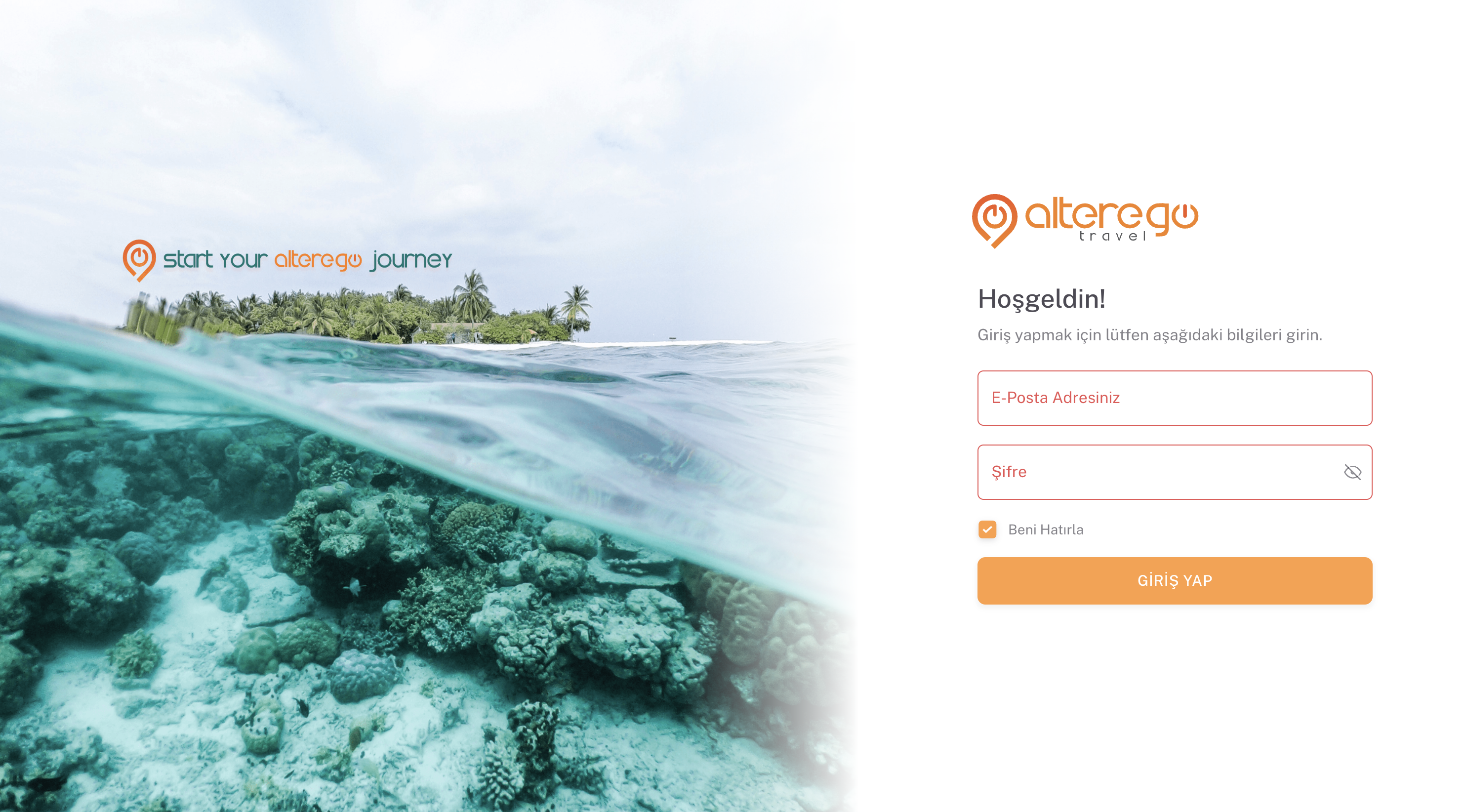 Screenshot of Alterego CMS project